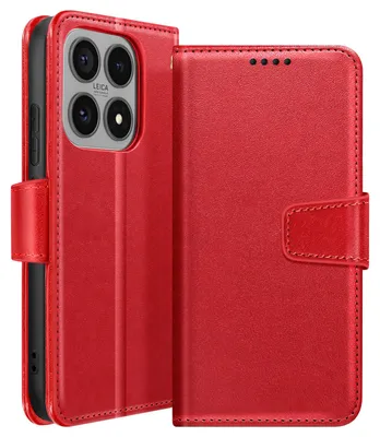 Immagine prodotto di Avizar, custodia a portafoglio con supporto pieghevole per Xiaomi 17, rosso