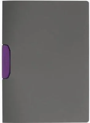 Produktbild von Durable Duraswing, Grau, Violett, Kunststoff, Polypropylen (PP), 30 Blätter, A4, Befestigungsclip