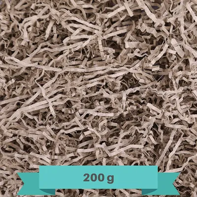 Produktbild von Creative Deco 200g Ökologisches Creme-Gelb Füllmaterial aus Papier | Papier-Schnitzel | Deko-Stroh für Zuhause | Verpackungs-Material für Weihnachts-Geschenke | KOMMT IN BLAUER TASCHE
