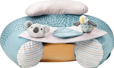 Produktbild von Nuby Bodensitz Pinguin mit praktischem Tablett und Spielzeug Dschungeltiere One Size