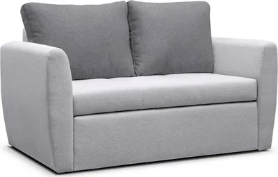 Produktbild von Sofa mit Schlaffunktion und Bettkasten, Couch für Wohnzimmer, Schlafsofa Federkern Sofagarnitur Polstersofa Wohnlandschaft mit Bettfunktion - 150 x 90 x 95 cm Sara 120 (Hellgrau)