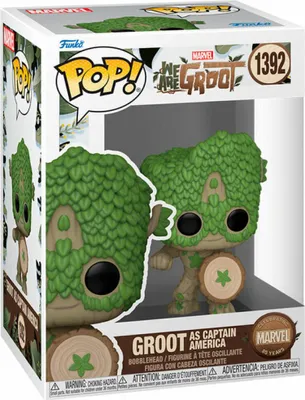 Produktbild von Marvel We Are Groot - Groot as Captain America 1392 - Funko Pop! Vinyl Figur