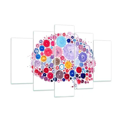 Produktbild von Bilder auf glas - Gehirn Innovation Inspiration - 150x100cm - Glasbilder - Wandbilder - Kunstdruck - zum Aufhängen bereit - Wanddekoration aus Glas - Glas Bilder - Wandbild auf Glas - GEA150x100-2977