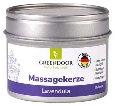 Produktbild von GREENDOOR Massagekerze Lavendula