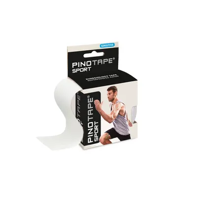 Produktbild von Pinotape Sport Sensitive Kinesiologie Tape Ungefärbt 5 cm x 5 m