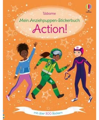 Obrázek produktu pro Mein Anziehpuppen-Stickerbuch: Action!
