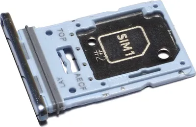 Produktbild von Simkartenhalter passend für Samsung Galaxy A53 5G (SM-A536B) + micro-SD Kartenfach, Serviceware, Hellblau