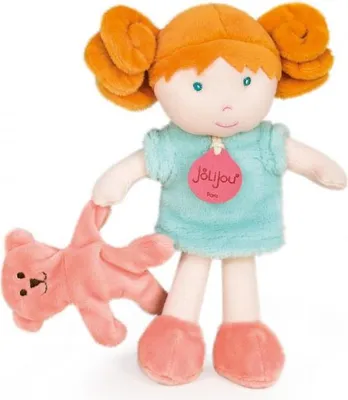 Produktbild von Doudou Jolijou Panenka Fräulein Minze 21 cm