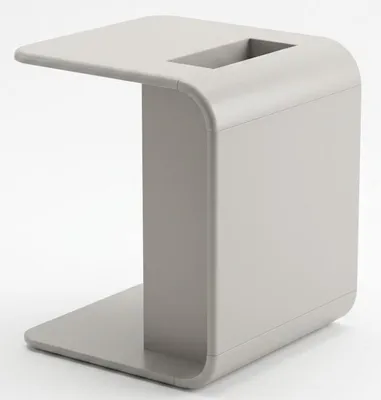 Produktbild von Beistelltisch Stil modern weiß Wohnzimmer kompakt quadratisch