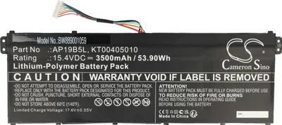 Produktbild von vhbw Akku kompatibel mit Acer Aspire 5 A515-43-R8PS, A515-43-R9XL, A515-43-R9MG, A515-43-R9M8, A515-43-R96S Notebook (3500 mAh, 15,4 V, Li-Polymer)