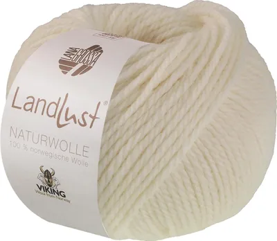 Produktbild von Lana Grossa - Landlust Naturwolle 0001 wollweiß