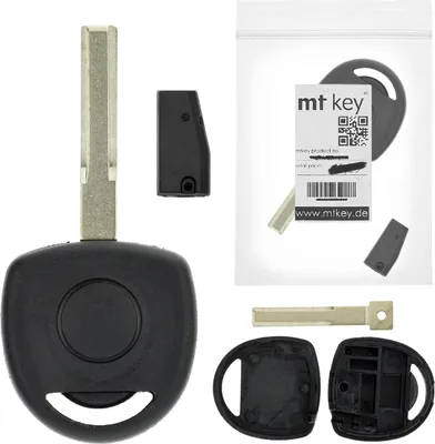 Produktbild von MT-KEY Auto Zünd Schlüssel Rohling HU43 + ID46 Transponder Wegfahrsperre kompatibel mit Opel Signum 03-08 Vectra C 02-08