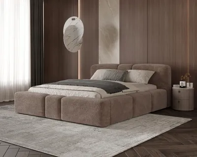 Produktbild von Chilly Monte Polsterbett 200x200 mit Bettkasten & Stauraum – Designer Doppelbett mit stabilem Metallrahmen - Monte26
