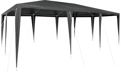 Produktbild von Eleganten-Stil Party Zelt Anthrazit 6x4 m PE - Pavillons & Partyzelte DE77008