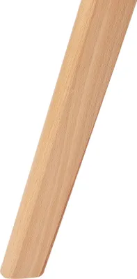 Zdjęcie produktu dla BELIANI Stół do jadalni przeźroczysty szklany blat jasne drewniane nóżki prostokątny 160 x 90 cm Skandynawski minimalistyczny design