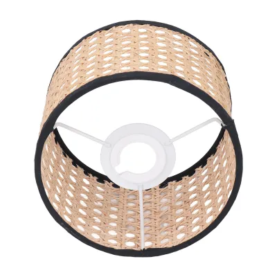 Zdjęcie produktu dla Rattanowy klosz lampy, rattanowy klosz lampy, rattanowa osłona lampy, rattanowy klosz żyrandola, rattanowy tkany klosz lampy, klosz lampy