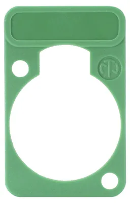 Produktbild von NEUTRIK® Beschriftungsschild für Einbaubuchsen | grün