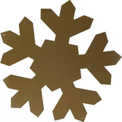 Produktbild von DECOLED 2D Metallflocken Gold Durchmesser 20 cm