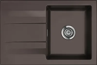 Produktbild von Systemceram KeraDomo Spüle GENEA 75 in SIENA mit Handbetätigung / Einbauspüle