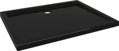 Immagine prodotto di Piatto Doccia in ABS Rettangolare Nero 80x110 cm
