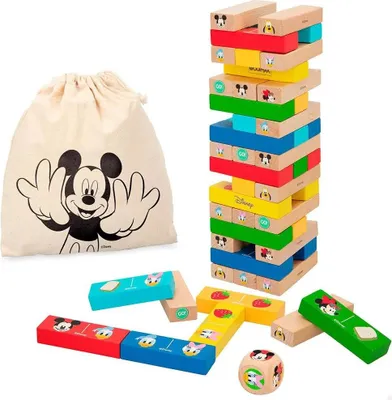 Image de WOOMAX Disney Mickey Tour empilable Kit de construction Jouet pour enfants Jeu créatif