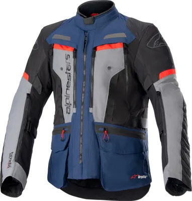 Produktbild von Alpinestars Bogota Pro Drystar® wasserdichte Motorrad Textiljacke, blau, 2XL