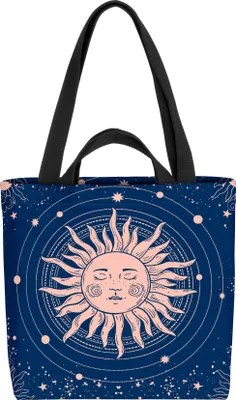 Produktbild von VOID Sonne Sterne Astronomie Tasche 33x33x14cm,15l Einkaufs-Beutel Shopper Einkaufs-Tasche Bag