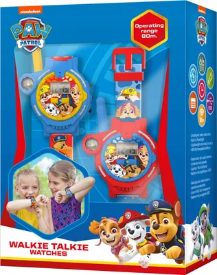Zdjęcie produktu dla Walkie Talkie Paw Patrol z zegarkiem PW19911