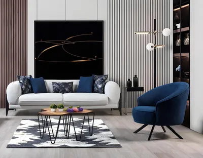 Immagine prodotto di Divano reclinabile bianco Sedute di design per il soggiorno Divano imbottito d'arredo