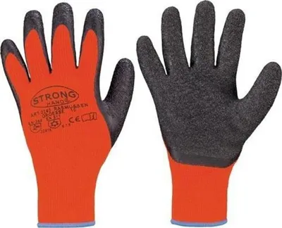 Produktbild von Kälteschutzhandschuhe Rasmussen Gr.10 orange/schwarz EN 388,EN 511 PSA II 12 Stk