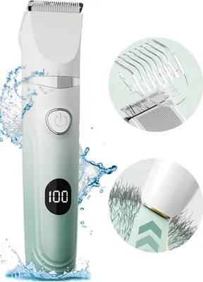 Produktbild von Elektrischer Damenrasierer 3-in-1, USB aufladbar, für Nass- & Trockenanwendung, LCD-Anzeige, Ganzkörper-Haarentfernung