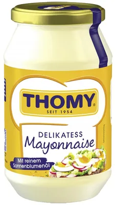 Obrázek produktu pro Delikatesní majonéza Thomy s krémovou, pikantní chutí 500ml