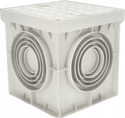Produktbild von Bodenbrunnen Kunststoff für Erdungsmessung, 198x198x200 mm, Deckel 2,1 kN / 210 kg