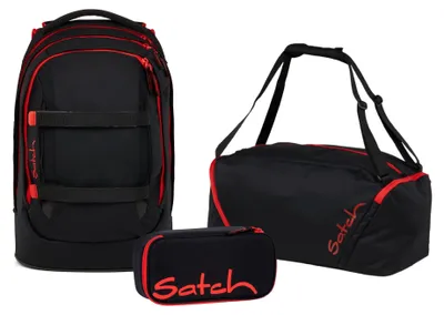 Produktbild von Satch Schulrucksack-Set PACK Fire Phantom 3-teilig, Kollektion 2025