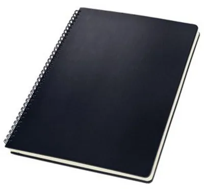 Productafbeelding van SIGEL CO820 collegeblok Conceptum - ongeveer A4 formaat, geruit, 80 vel, zwart