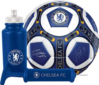 Produktbild von Chelsea FC - Geschenk-Set mit Unterschriften RD3731 (Einheitsgröße) (Blau/Weiß)