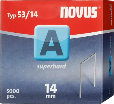 Image de Agrafes à fil fin A type 53/14 mm a 5000 pcs Novus