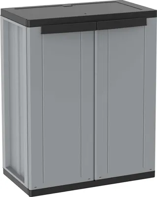 Produktbild von Kunststoffschrank, 68 x 37,5 x 85 cm, grau