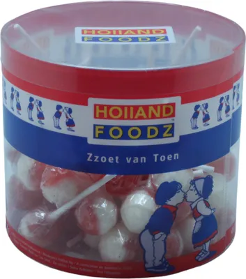 Produktbild von Holland Foodz Brause Lutscher rund prickelnd köstlich süß 720g