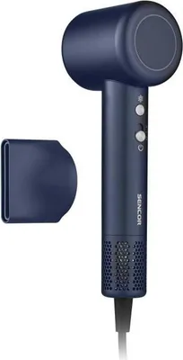 Image de Sèche-cheveux SENCOR SHD 8520BL, 1500 W, 2 Vitesses, 4 Températures, Flux Froid, Buse et Diffuseur Magnétiques, Bleu