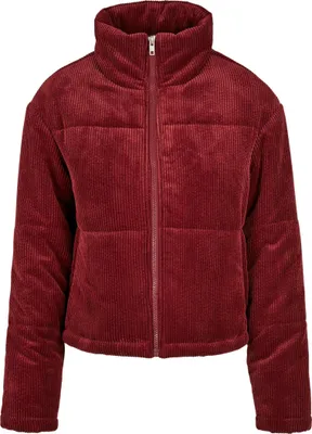 Produktbild von Urban Classics Ladies - KORD Puffer Jacke burgundy - 5XL