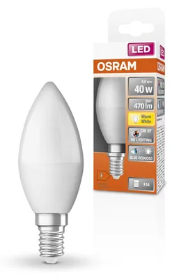 Obrázok produktu pre Osram 4099854046957, 4,9 W, 40 W, E14, 470 lm, 25000 h, Teplá biela