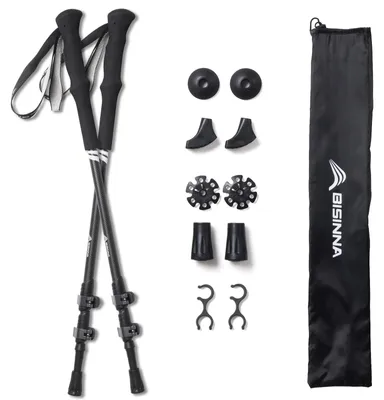 Produktbild von Ultraleichte Trekkingstöcke aus Carbon für Outdoor