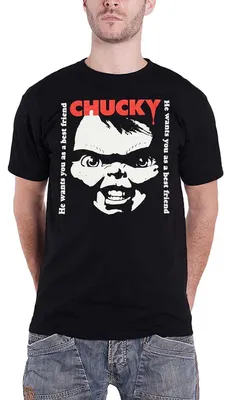 Produktbild von Difuzed - T-Shirt Herren - Chucky (schwarz) Shirt Tshirt XXL