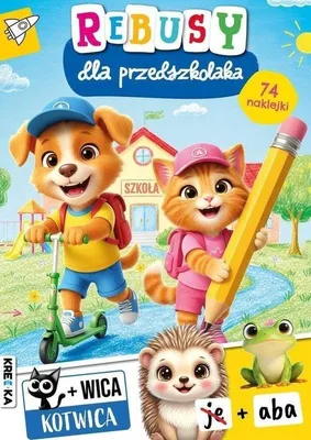 Zdjęcie produktu dla Książeczka Rebusy i Kolorowanki dla przedszkolaka