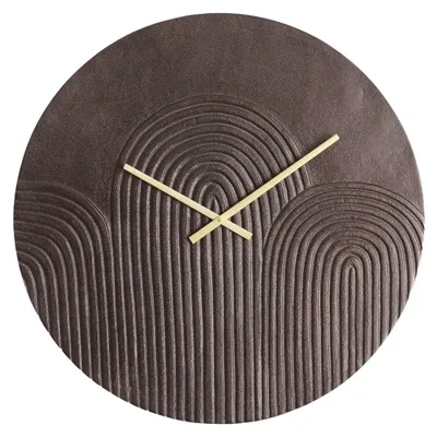 Produktbild von Light & Living - Uhr Gwenna - Braun - Ø58cm