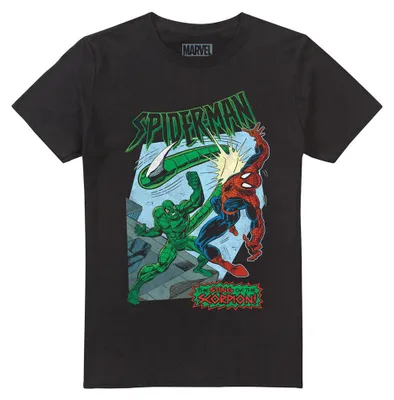Produktbild von Spider-Man - "Sting Of The Scorpion" T-Shirt für Herren/Damen Uni TV34308 (4XL) (Schwarz)