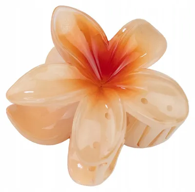 Produktbild von Miss Glow Große Blumen Haarklammer Hawaii-Blume Plumeria