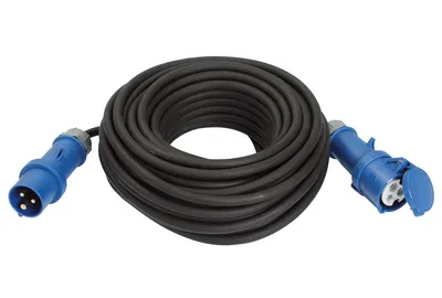 Produktbild von as-Schwabe CEE-Verlängerungskabel 5m 230V 32A 3-polig Starkstrom 3G6 IP44