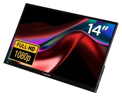 Obrázek produktu pro Verbatim Přenosný dotykový monitor 14" FHD LIGHT s powerbankou 5000mAh